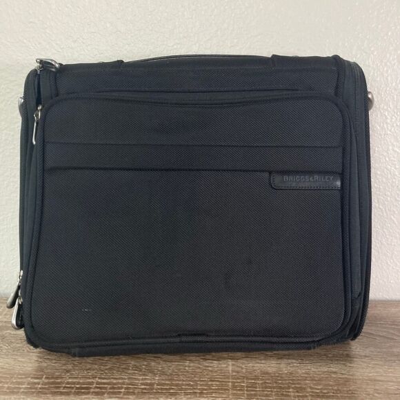 Briggs & Riley Baseline Cabin Duffel Bag Black Travel Briefcase - Picture 7 of 15